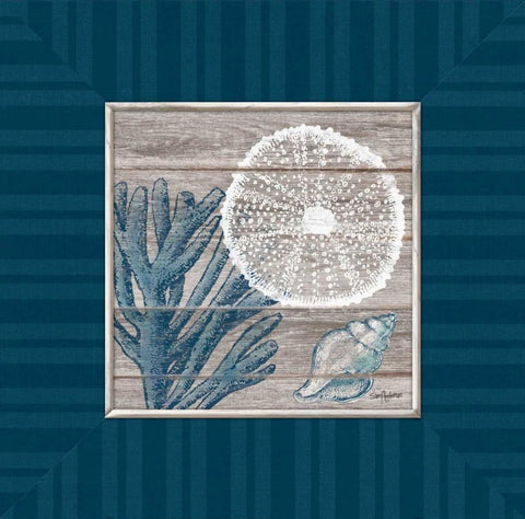 Coastal Bliss White Modern Wood Framed Art Print with Double Matting by Appleman, Sam
