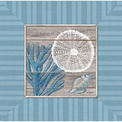 Coastal Bliss Gold Ornate Wood Framed Art Print with Double Matting by Appleman, Sam