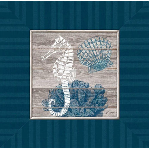 Coastal Dream Black Modern Wood Framed Art Print by Appleman, Sam