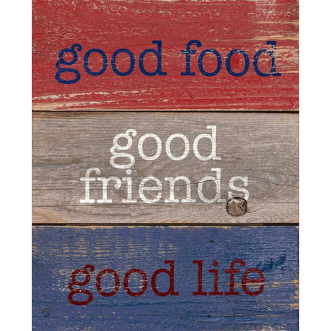 Good Food Black Modern Wood Framed Art Print by Appleman, Sam