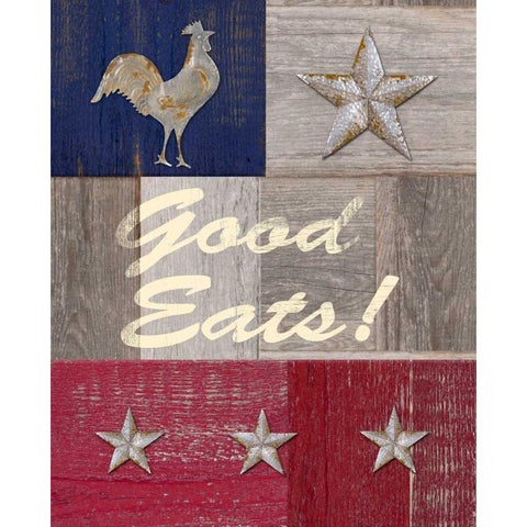 Good Eats Black Modern Wood Framed Art Print with Double Matting by Appleman, Sam