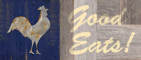Good Eats Black Ornate Wood Framed Art Print with Double Matting by Appleman, Sam