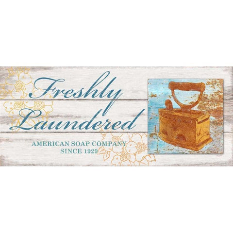 Freshly Laundered White Modern Wood Framed Art Print by Appleman, Sam