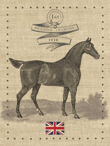 British Champion Black Ornate Wood Framed Art Print with Double Matting by Appleman, Sam