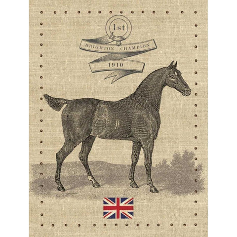 British Champion Black Modern Wood Framed Art Print by Appleman, Sam