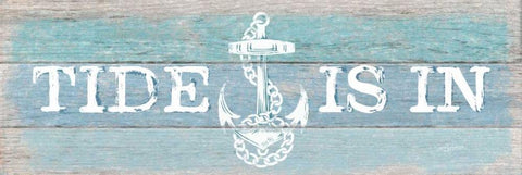 Tide Is In White Modern Wood Framed Art Print with Double Matting by Appleman, Sam