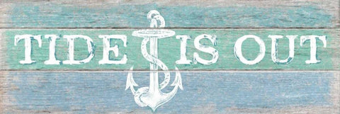 Tide Is Out White Modern Wood Framed Art Print with Double Matting by Appleman, Sam