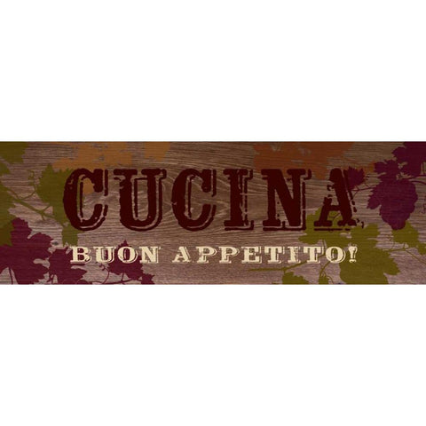 Cucina Buon Appetito Gold Ornate Wood Framed Art Print with Double Matting by Appleman, Sam