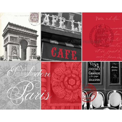 JAdore Paris Gold Ornate Wood Framed Art Print with Double Matting by Duprais, Cameron