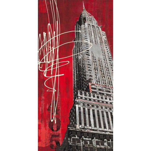 Lexington Avenue Icon Black Modern Wood Framed Art Print with Double Matting by Taylor, Evangeline