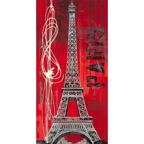 Paris Vibe Gold Ornate Wood Framed Art Print with Double Matting by Taylor, Evangeline