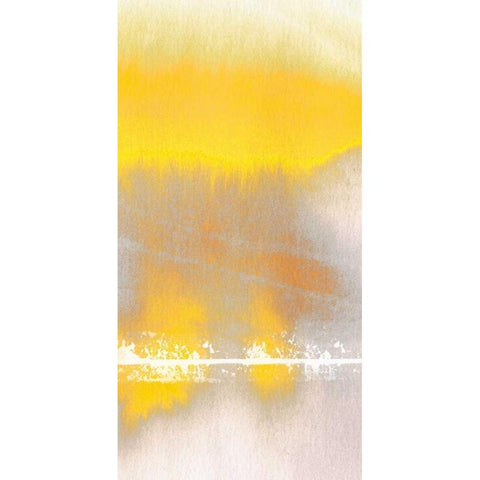 Tranquil Yellow 2 White Modern Wood Framed Art Print by Taylor, Evangeline
