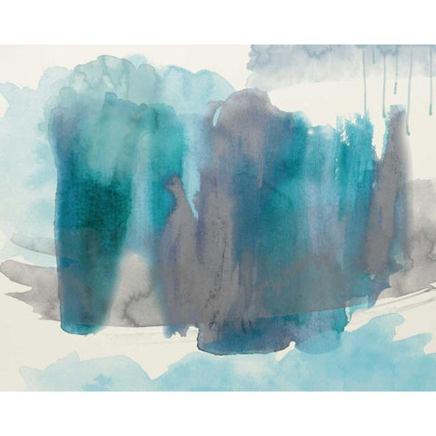 Free Flow 2 White Modern Wood Framed Art Print by Taylor, Evangeline