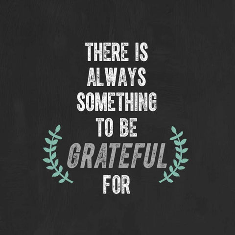 Grateful Black Modern Wood Framed Art Print by Taylor, Evangeline