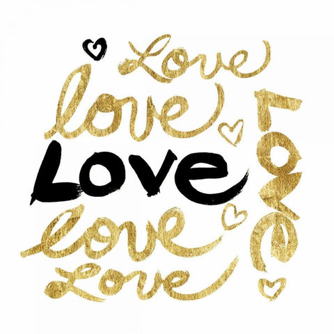 Its Love! White Modern Wood Framed Art Print by Taylor, Evangeline