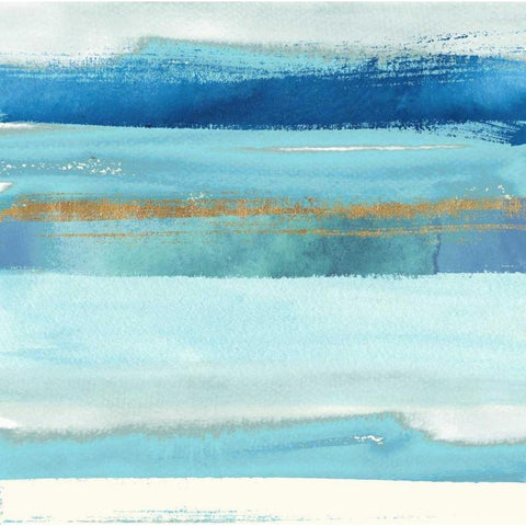 Sea and Air 1 White Modern Wood Framed Art Print by Taylor, Evangeline