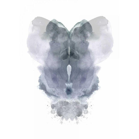 Imagine Ink Blot Gold Ornate Wood Framed Art Print with Double Matting by Taylor, Evangeline