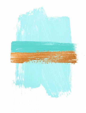 Simple Palette White Modern Wood Framed Art Print with Double Matting by Taylor, Evangeline