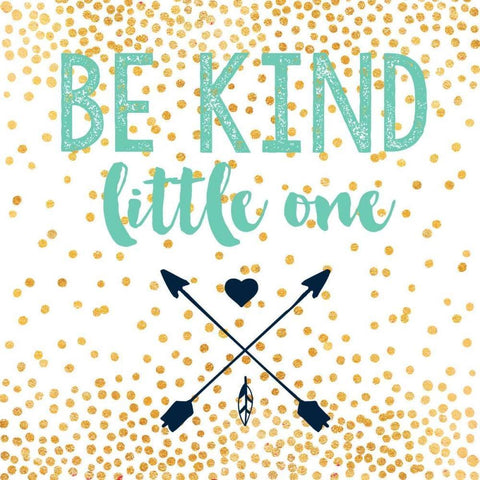 Be Kind White Modern Wood Framed Art Print by Taylor, Evangeline