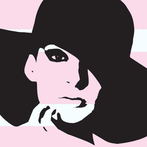 Fashion Shoot Gold Ornate Wood Framed Art Print with Double Matting by Taylor, Evangeline