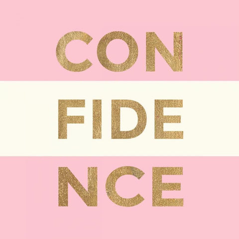 Confidence Glam White Modern Wood Framed Art Print by Taylor, Evangeline