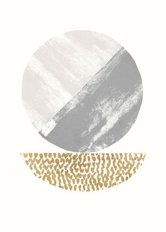 Balanced White Modern Wood Framed Art Print with Double Matting by Taylor, Evangeline