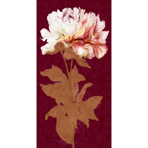 Blushing Peony Spice 1 Gold Ornate Wood Framed Art Print with Double Matting by Art Atelier Alliance