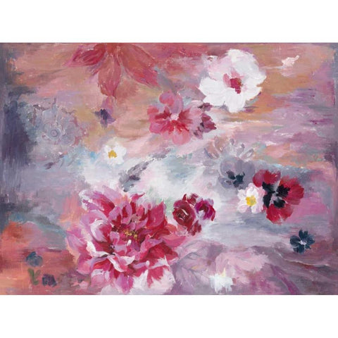 Floral 2 Gold Ornate Wood Framed Art Print with Double Matting by Art Atelier Alliance