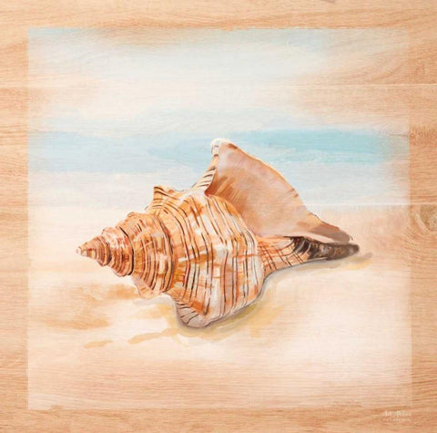 Natural Ocean 3 White Modern Wood Framed Art Print with Double Matting by Art Atelier Alliance