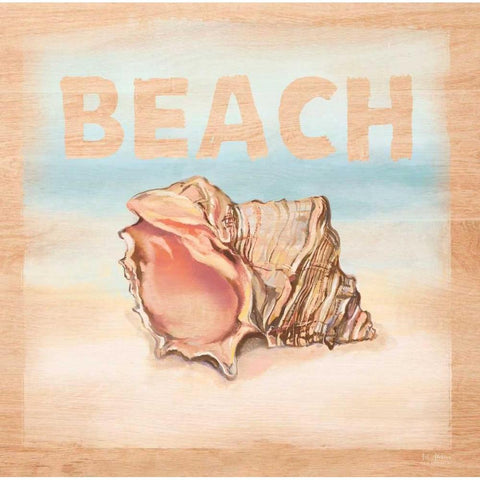 Natural Ocean Beach White Modern Wood Framed Art Print by Art Atelier Alliance
