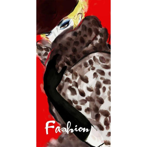 Fashion Inspired Black Modern Wood Framed Art Print with Double Matting by Art Atelier Alliance