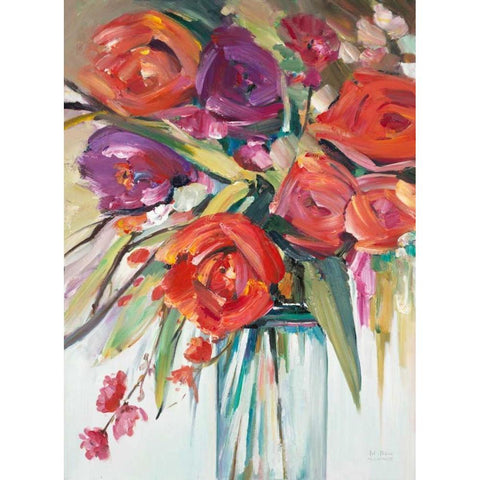 Mason Bloom 2 Gold Ornate Wood Framed Art Print with Double Matting by Art Atelier Alliance