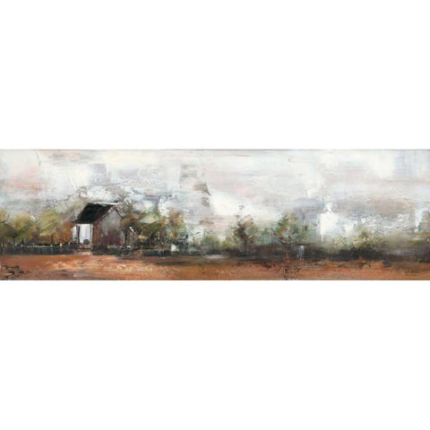 Heartland 1 Black Modern Wood Framed Art Print with Double Matting by Art Atelier Alliance