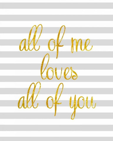 All of Me Stripes Black Ornate Wood Framed Art Print with Double Matting by Amori, Miyo