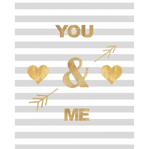 You Me And Cupid White Modern Wood Framed Art Print by Amori, Miyo