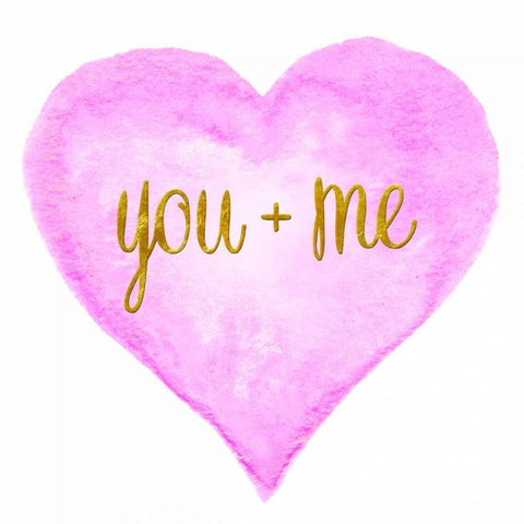 You and Me in Love Black Modern Wood Framed Art Print by Amori, Miyo