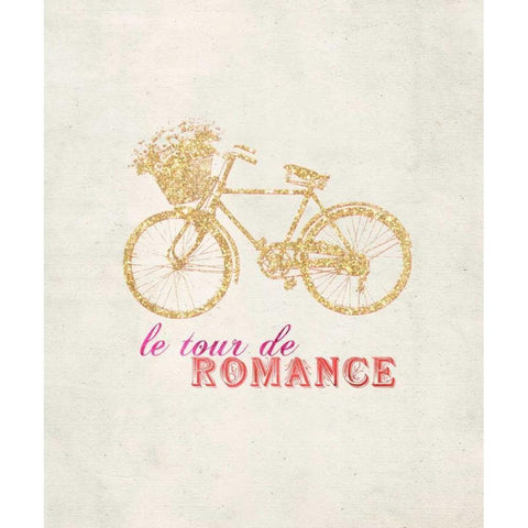 Romance Collection Tour Black Modern Wood Framed Art Print with Double Matting by Amori, Miyo