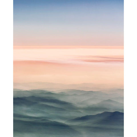 Between Earth and Sky 2 Black Modern Wood Framed Art Print with Double Matting by Scott, Avery