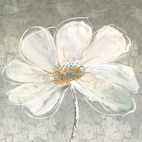 Simplicity Black Modern Wood Framed Art Print by Jing, Jin