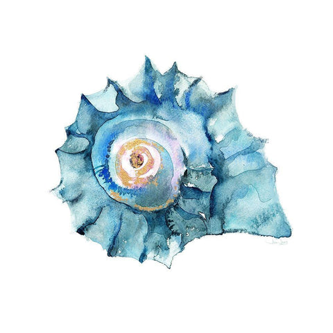 Sea Glass Startfish Black Modern Wood Framed Art Print by Jin, Jing