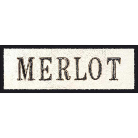 Merlot Black Modern Wood Framed Art Print by Fabiano, Marco