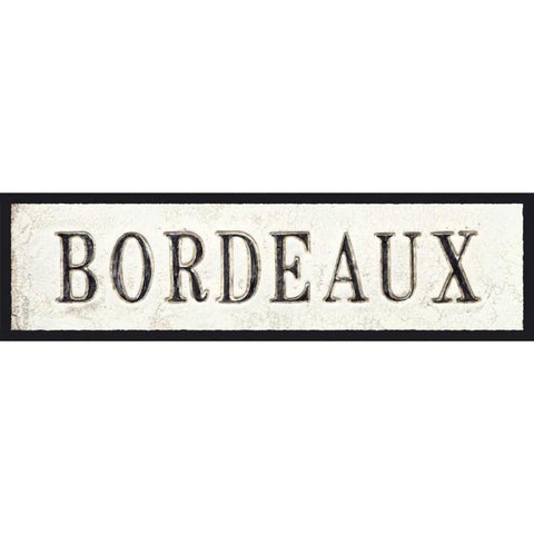 Bordeaux Black Modern Wood Framed Art Print with Double Matting by Fabiano, Marco