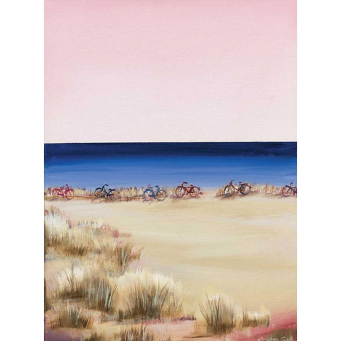 Blue Water White Modern Wood Framed Art Print by Cook, Andrea