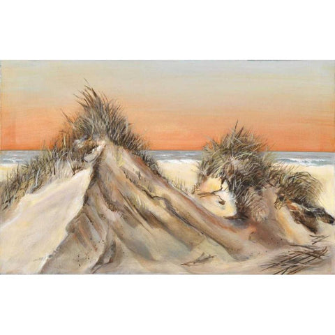Dunes III White Modern Wood Framed Art Print by Eenhoorn, Alice