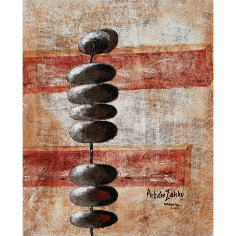 Connected Black Modern Wood Framed Art Print by die Zakko, Art