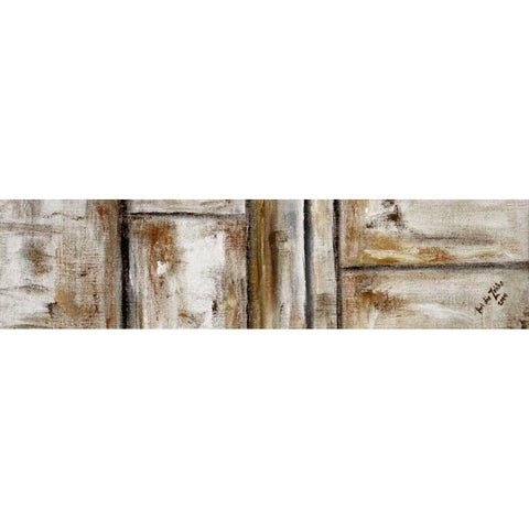 Abstract I Gold Ornate Wood Framed Art Print with Double Matting by die Zakko, Art