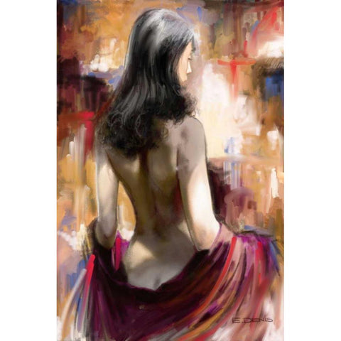 Attractive IV White Modern Wood Framed Art Print by Denis, E