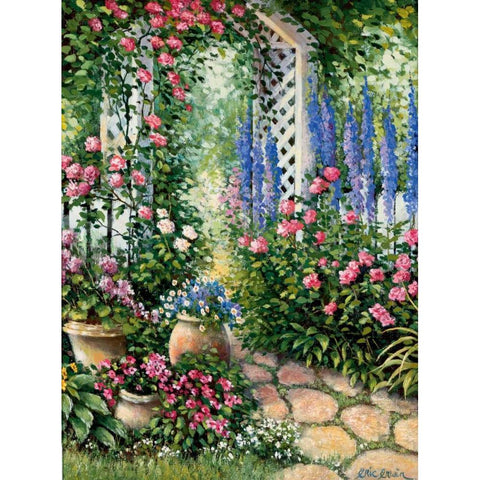 Busy lizy serenade Black Modern Wood Framed Art Print with Double Matting by Erwin, Eric