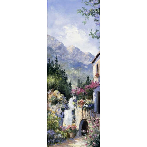 Italia I White Modern Wood Framed Art Print by Layne, Elise