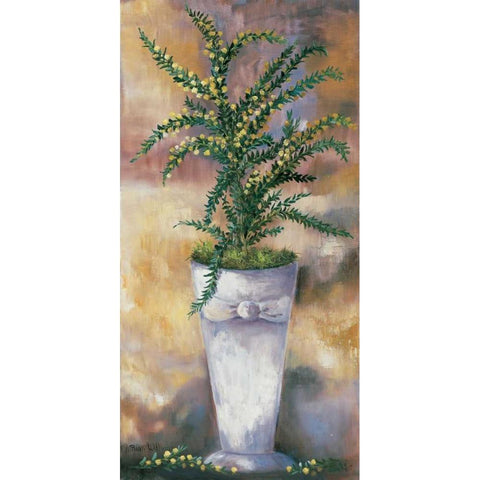 Tamed broom Black Modern Wood Framed Art Print by Withaar, Rian